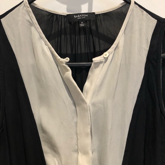 ✨SOLD✨ Aritzia Babaton Black Cream Dress - Picture 3 of 3